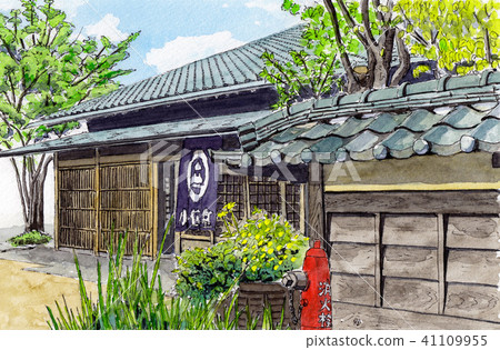 水彩圖片“Obuse” 41109955