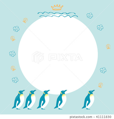 Summer penguin design background illustration Summer penguin design background illustration 41111830