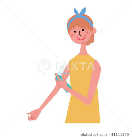 婦女夾子繪畫浪花驅蟲劑 41111839