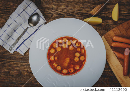 Frankfurt soup with sausage Frankfurt soup with sausage 41112690