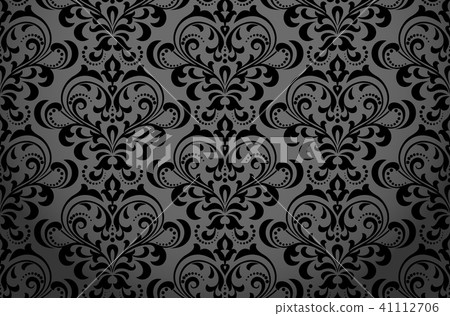 Floral pattern. Wallpaper baroque, damask Seamless Floral pattern. Wallpaper baroque, damask Seamless 41112706