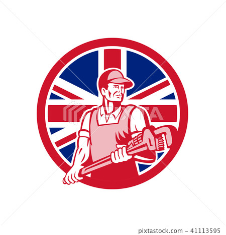 British Plumber and Gasfitter Union Jack Icon British Plumber and Gasfitter Union Jack Icon 41113595