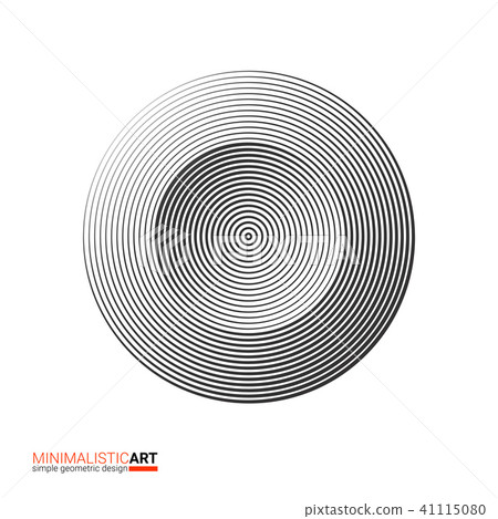 Modern minimalistic geometric design of logo 41115080
