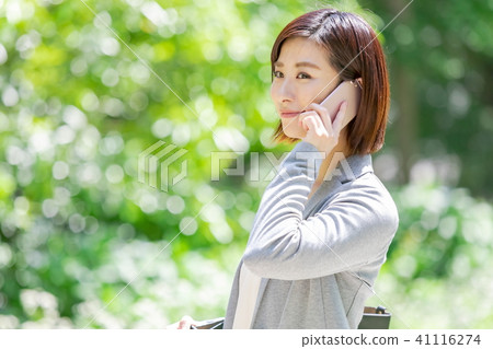 Suit female office lady fresh green OL business suits portrait recruit 41116274