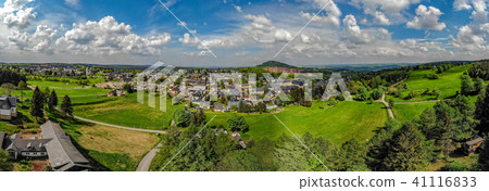 Panorama over the city Altenberg in Saxony 41116833