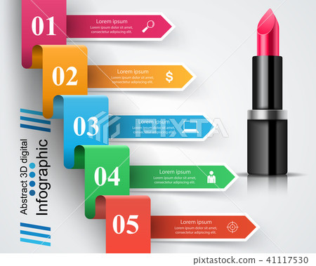 Red pomade realistic icon. Business infographic. Red pomade realistic icon. Business infographic. 41117530