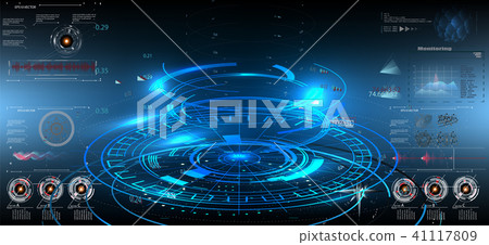 ui futuristic concept hud interface  41117809