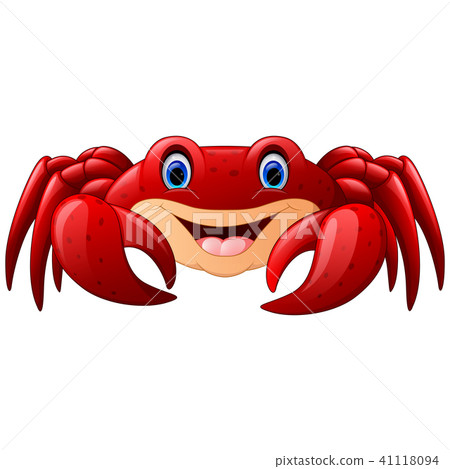 Cartoon red marine crab Cartoon red marine crab 41118094