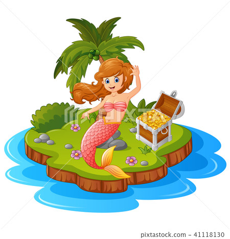 Mermaid in treasure island  41118130