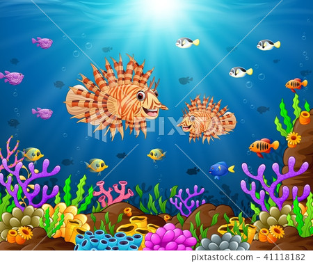Illustration of under the sea  41118182