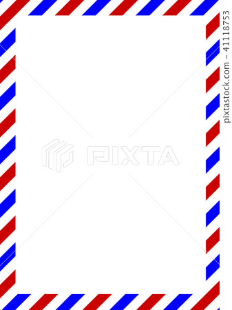 Red and blue stripes frame background illustration Tricolor Nordic frame Striped pattern Barber France Red and blue stripes frame background illustration Tricolor Nordic frame Striped pattern Barber France 41118753