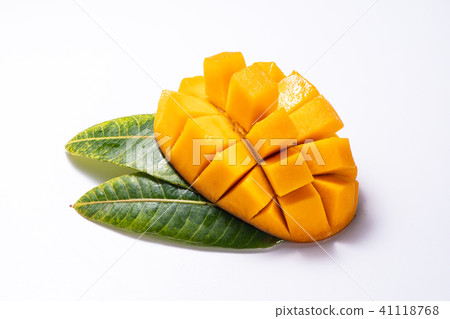  Mango sliced dice Mango cut 41118768