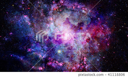 Galaxy and nebula. Elements of this Image Furnished by NASA Galaxy and nebula. Elements of this Image Furnished by NASA 41118806