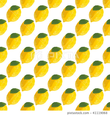 Lemon Seamless Pattern - Stock Illustration [41119068] - PIXTA