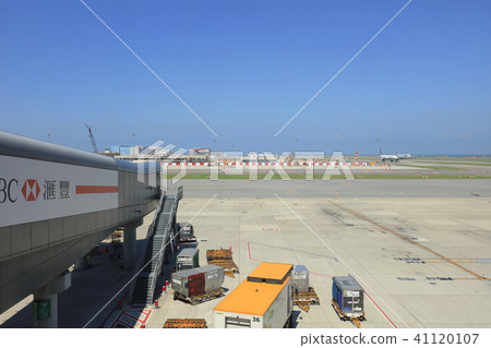 view on Hong Kong Airport. Hong Kong view on Hong Kong Airport. Hong Kong 41120107