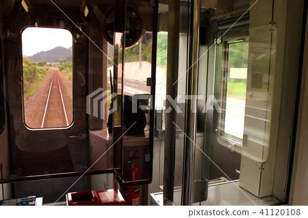 從駕駛座位的Hachimaki看到的Akensing站~Ogosee車站的窗口的視圖 41120108