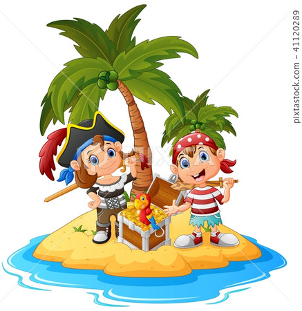 Pirate in the treasure island  41120289