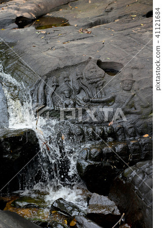 CAMBODIA SIEM REAP ANGKOR KBAL SPEAN TEMPLE 41121684