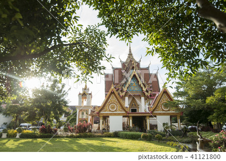 THAILAND ISAN SURIN WAT BURAPHARAM TEMPLE 41121800