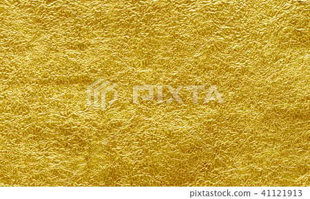 Shiny yellow leaf gold foil texture Shiny yellow leaf gold foil texture 41121913