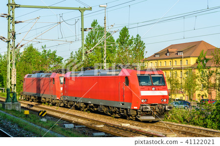 Electric locomotives at Kehl station in Germany Electric locomotives at Kehl station in Germany 41122021