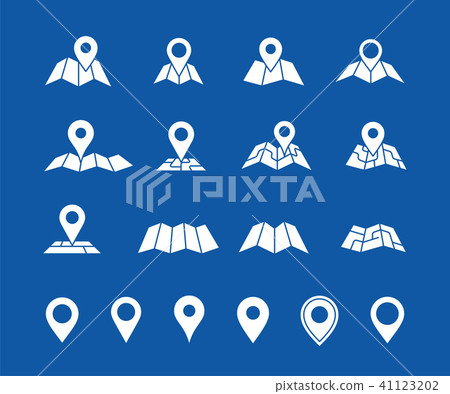Maps and geo pins Maps and geo pins 41123202