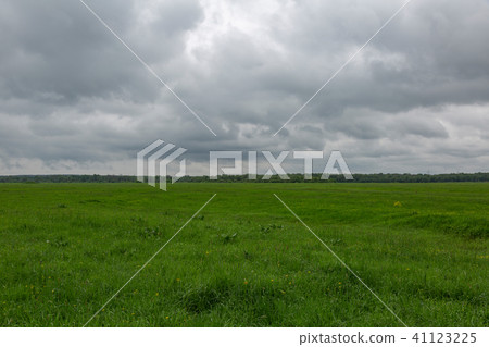 Green field before the storm Green field before the storm 41123225
