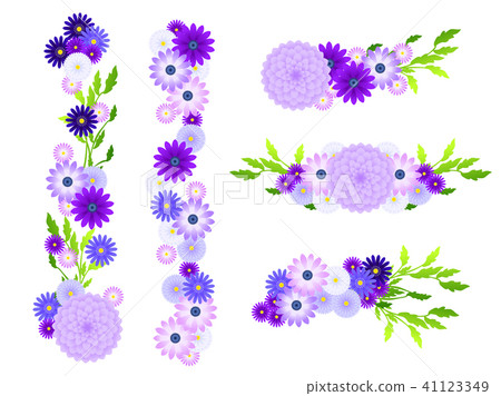 Dahlia and Aster Frame Dahlia and Aster Frame 41123349