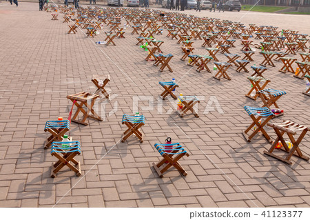 Chugoku Regional City Cascaded Stools 41123377