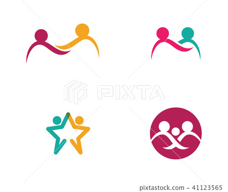 Community care Logo template Community care Logo template 41123565