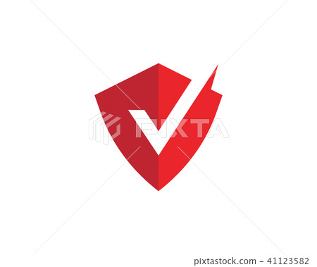 Shield symbol logo template vector Shield symbol logo template vector 41123582