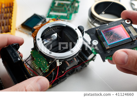 Old scratched image sensor digital SLR camera Old scratched image sensor digital SLR camera 41124660