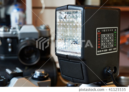 Retro external photo flash Retro external photo flash 41125535