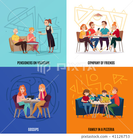 Restaurant Pub Visitors Concept 41126753