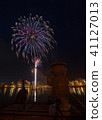 Fireworks of the Mikuma River 41127013