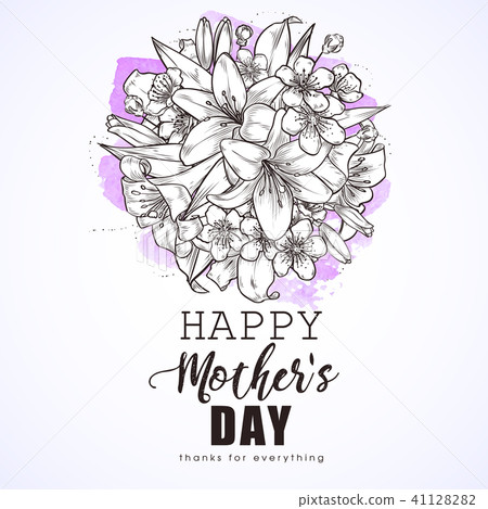 Greeting card to mothers day 41128282