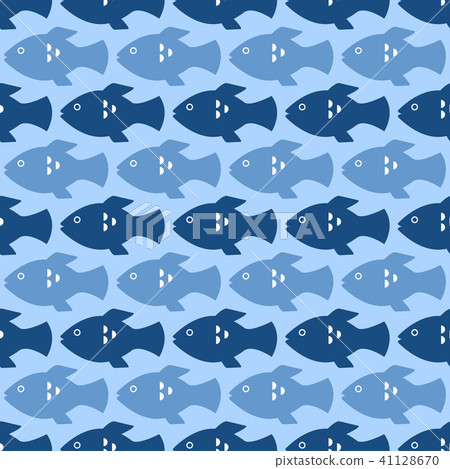 seamless background with fish 41128670
