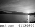 Lake and angler 41129699