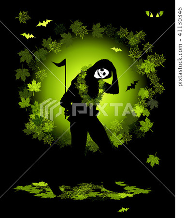 Halloween party, dancing people in costume 41130346