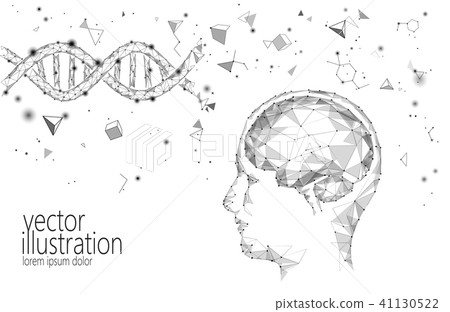 Human brain IQ smart business concept. E-learning nootropic drug supplement DNA medicine Human brain IQ smart business concept. E-learning nootropic drug supplement DNA medicine 41130522