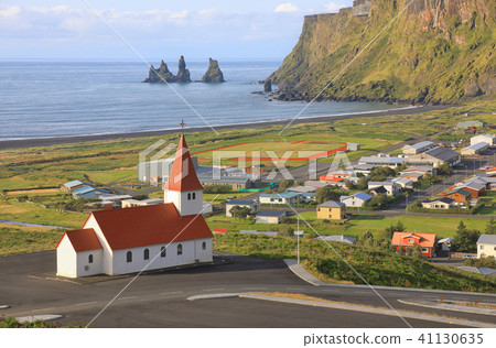 The village of Vic with views of the Church The village of Vic with views of the Church 41130635