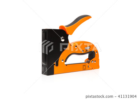 Industrial stapler isolated on white Industrial stapler isolated on white 41131904