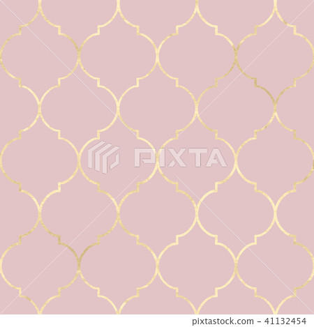 Vintage gold moroccan seamless pattern. 41132454