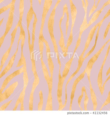 Abstract geometric gold ornament. Seamless pattern 41132456