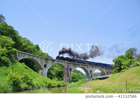 SL Galaxy and Miyamorigawa Bridge Blue Sky Back Spring 2018 SL Galaxy and Miyamorigawa Bridge Blue Sky Back Spring 2018 41132566