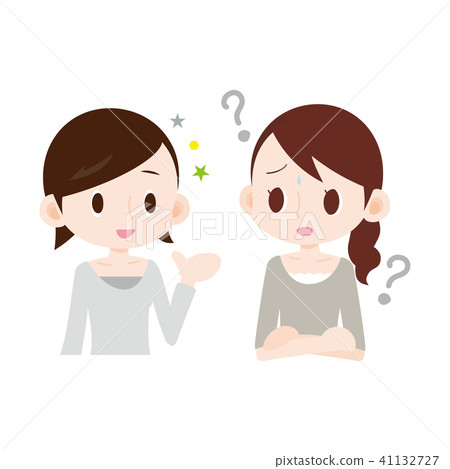 兩個人的故事不是交織在一起的女性上半身 兩個人的故事不是交織在一起的女性上半身 41132727