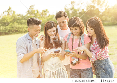 people using cellphone 41134342