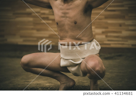 sumo, sumo wrestling, training 41134681