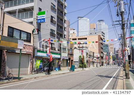 Nagoya-shi Nakamura-ku Station-west Ginza shopping district and Nagoya-ekimae skyscraper group 41134797