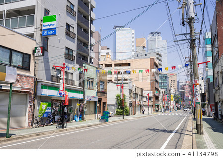 Nagoya-shi Nakamura-ku Station-west Ginza shopping district and Nagoya-ekimae skyscraper group Nagoya-shi Nakamura-ku Station-west Ginza shopping district and Nagoya-ekimae skyscraper group 41134798